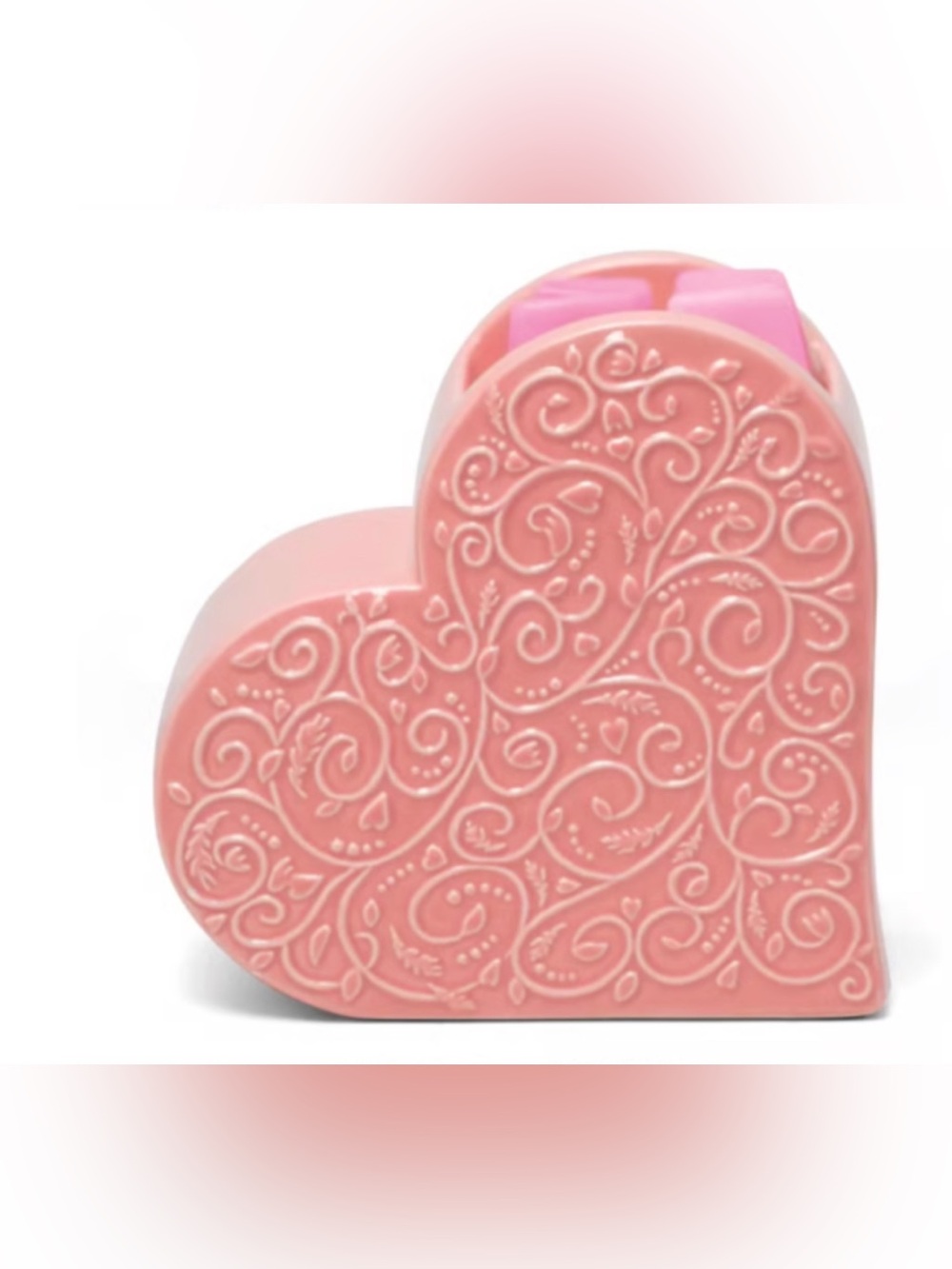 Scentsy Pink Sweet Heart Wax Warmer